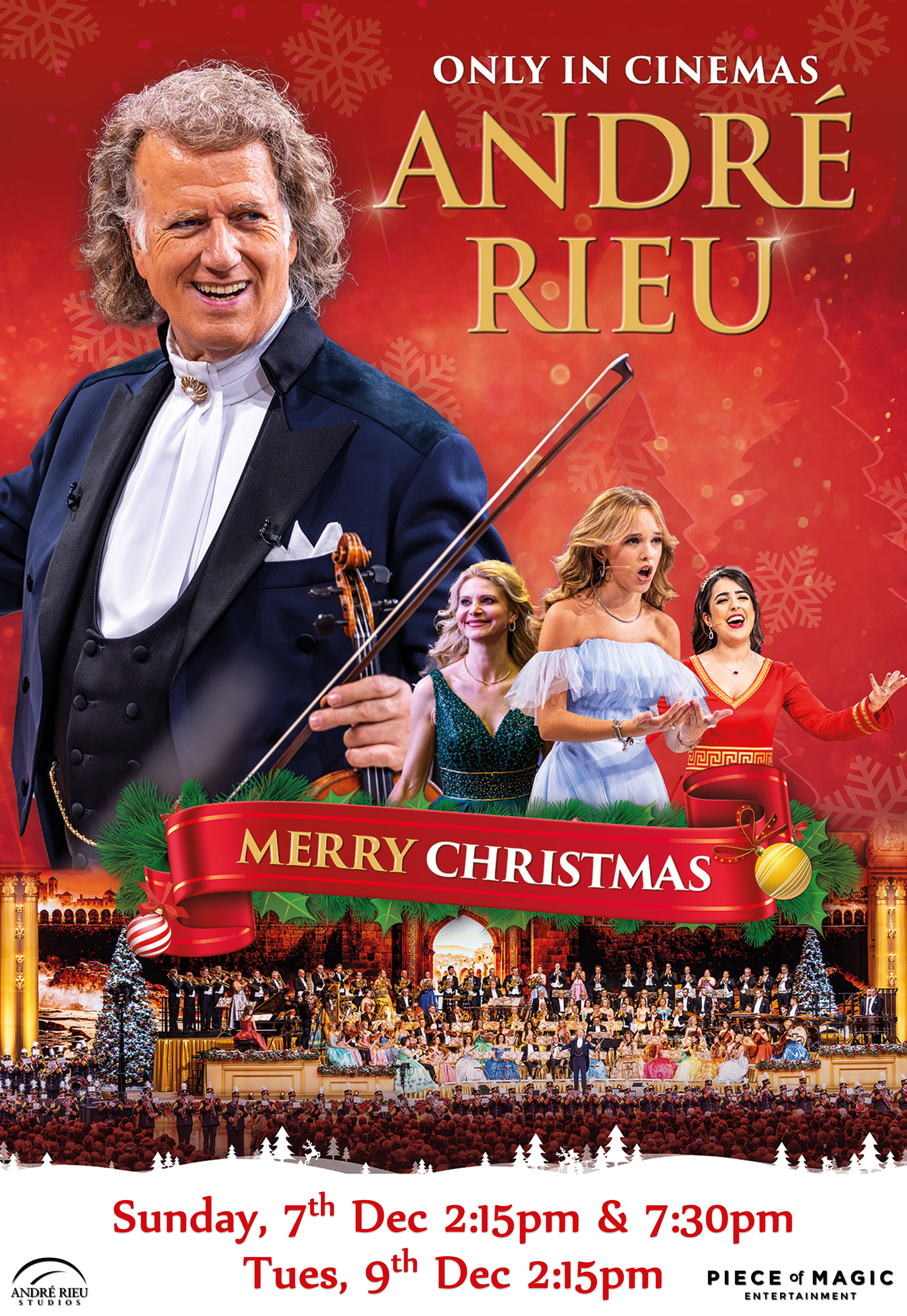 ANDRÉ RIEU’S 2025 CHRISTMAS CONCERT: MERRY CHRISTMAS
