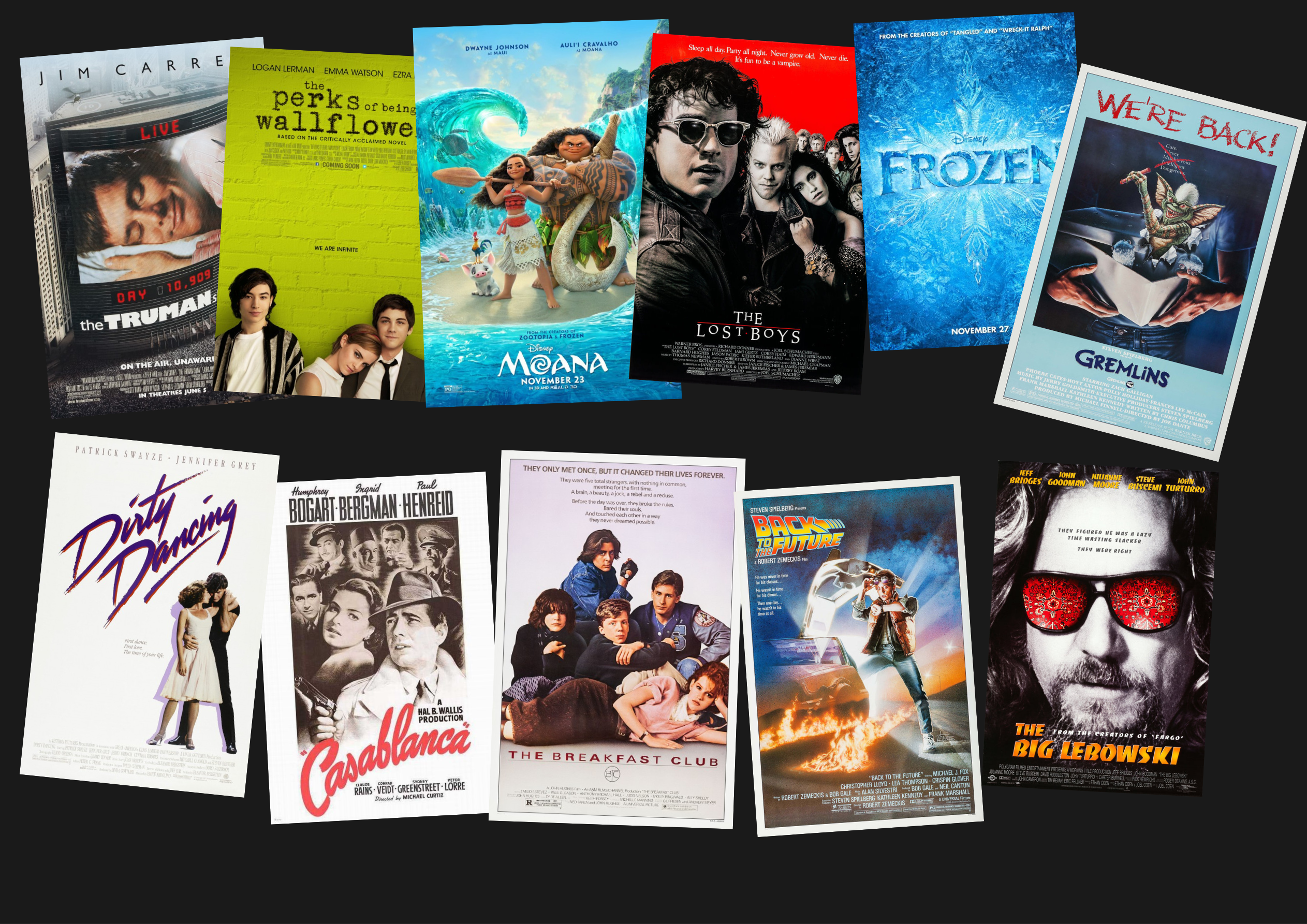 Movie poster collage