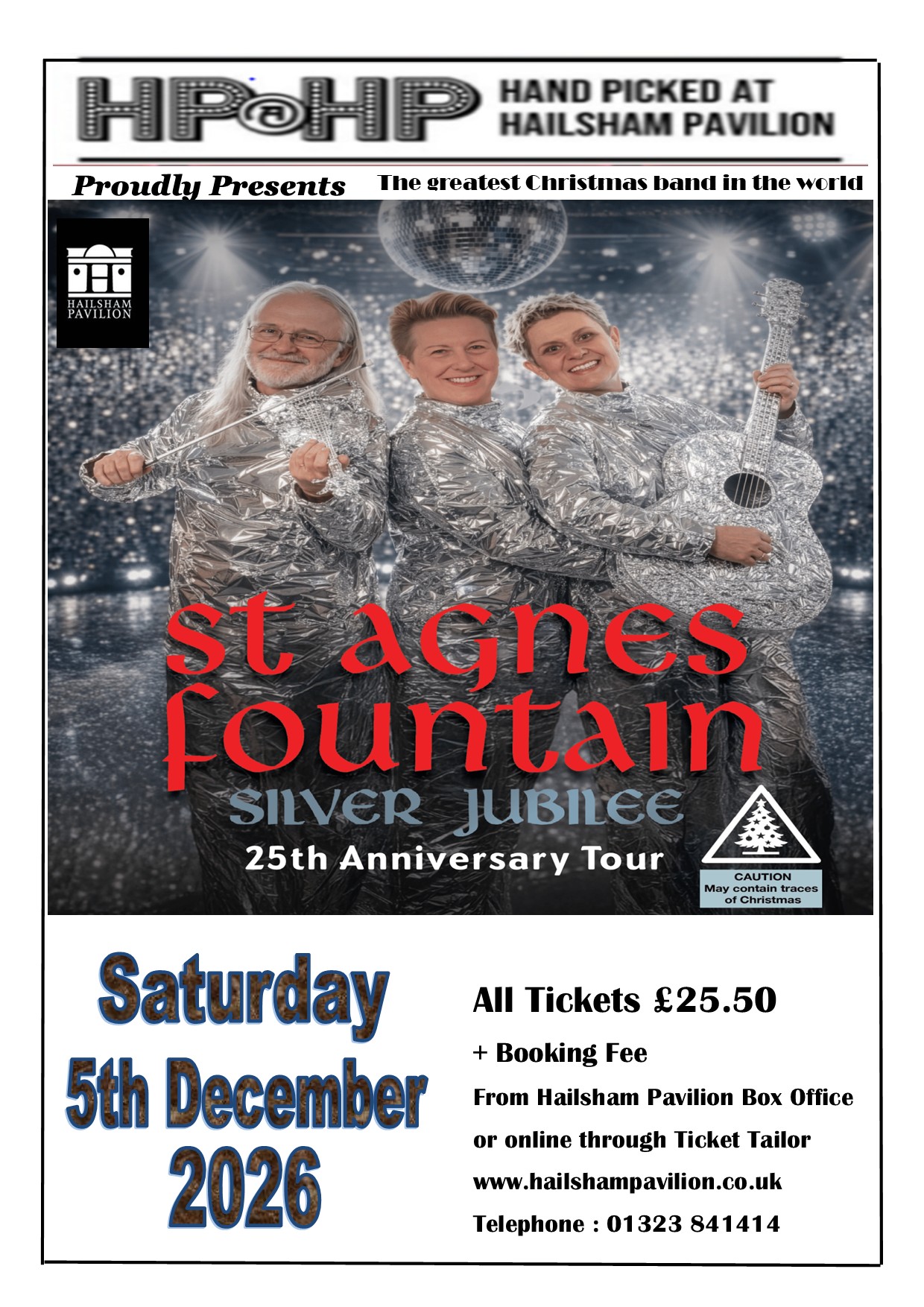St Agnes Fountain – Silver Jubilee Tour 2026